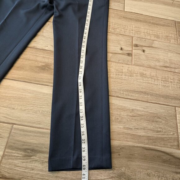 Kenneth Cole REACTION Men’s Dress Pants 36x34 Black Herringbone Flat Front - Picture 3 of 6